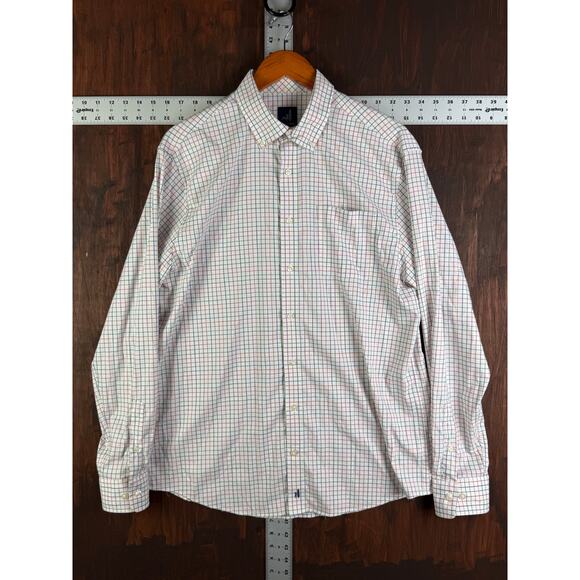 Johnnie-O Performance Butler Sport Short Long Sleeve Shirt Multicolor Mens Large - Picture 2 of 9